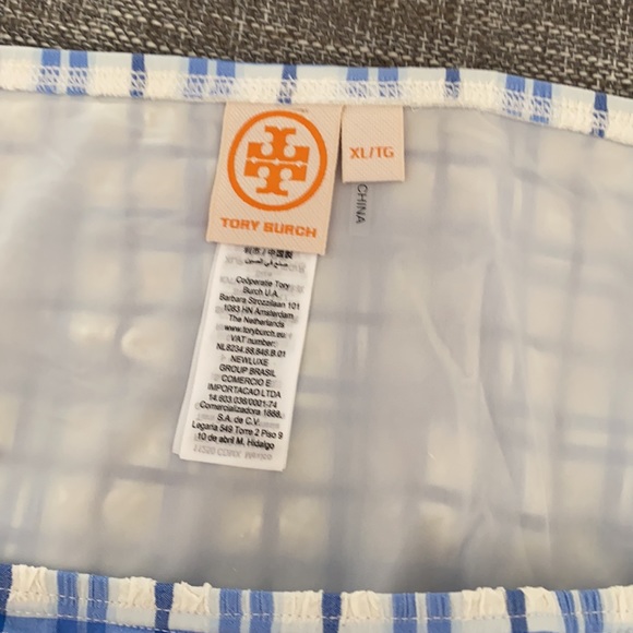 Tory Burch Blue Picnic Bikini - Picture 6 of 7